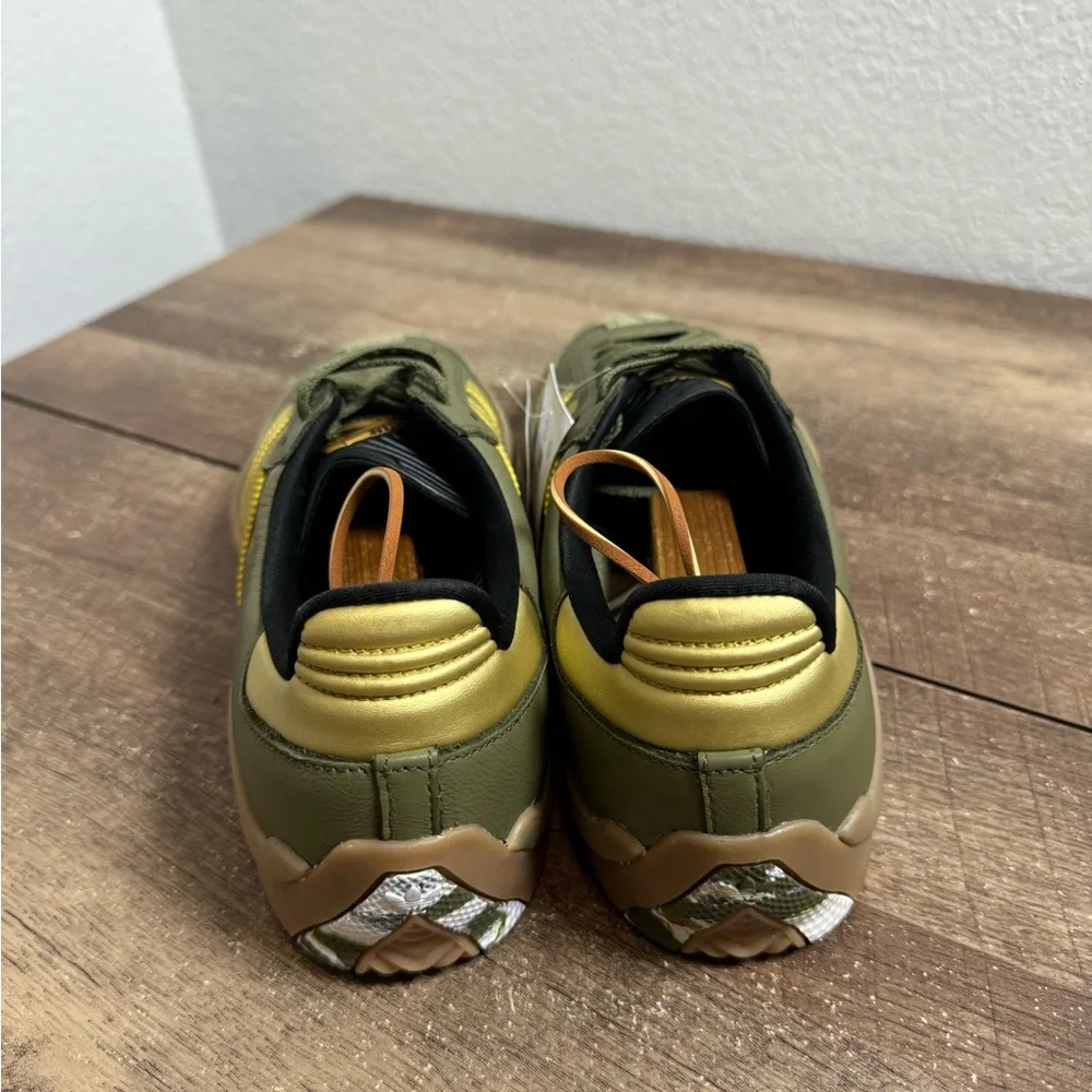 Adidas Palace X Puig Samba Size 11 Olive Gold Palace Samba‎ Pu HQ6100 New